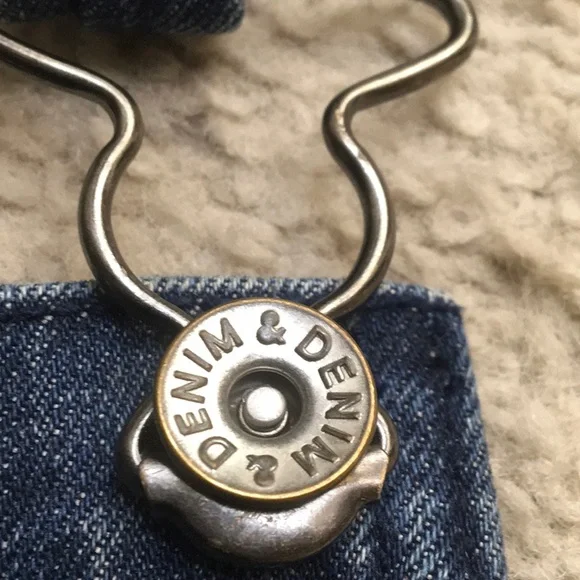 DENIM & CO/ DARK BLUE OVERALLS - Picture 5 of 9